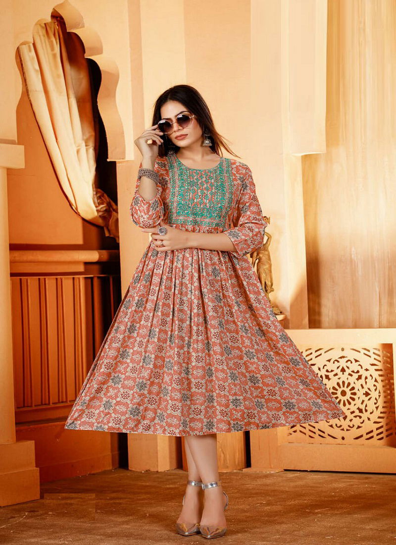 Deecee Amolika Ethnic Wear Wholesale Anarkali Kurtis Catalog
